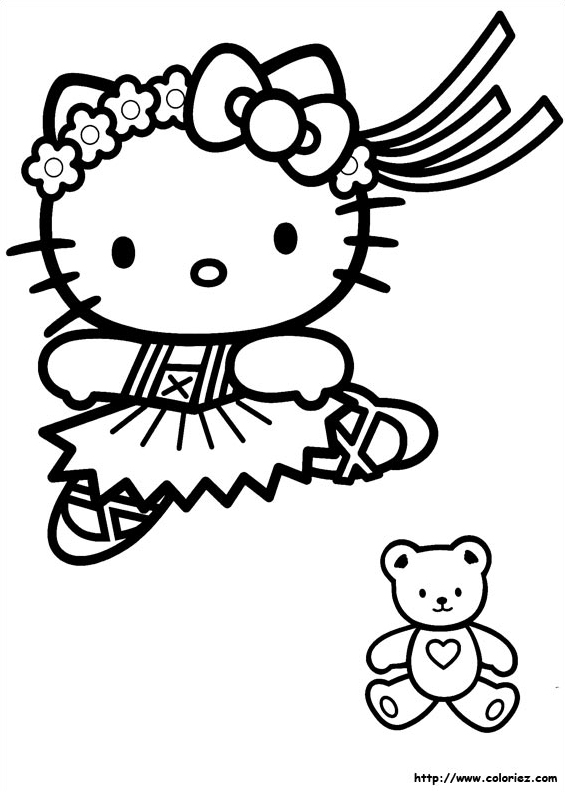 Hello Kitty danseuse