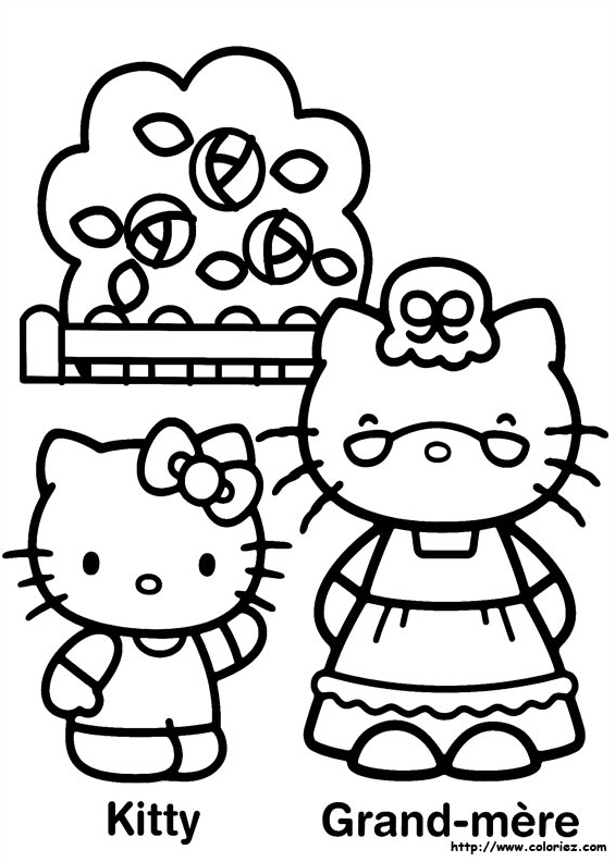 Hello Kitty et grand-mère
