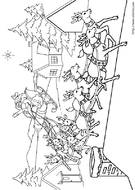 L'arrivée du père Noël
