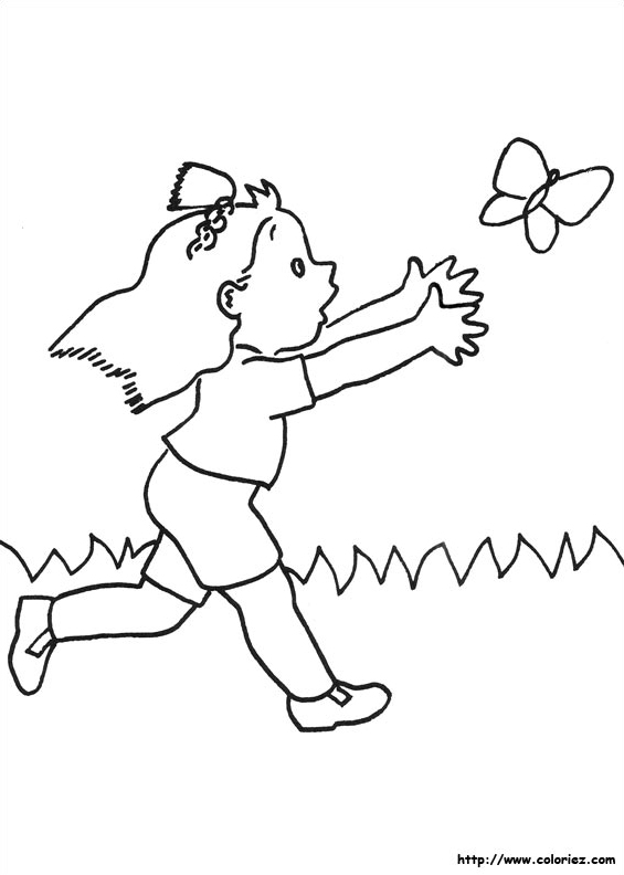 La chasse aux papillons
