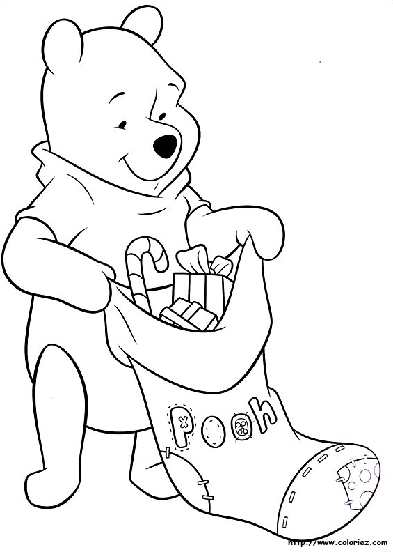 La chaussette de Noël de Winnie l'ourson