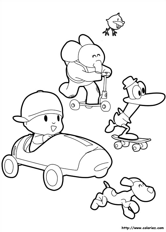 La course de Pocoyo