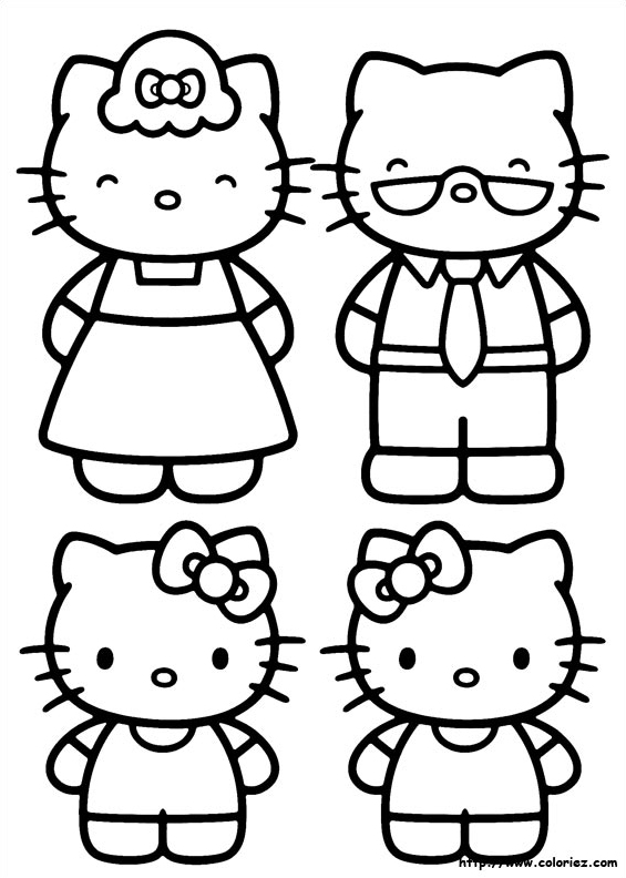La famille de Hello Kitty