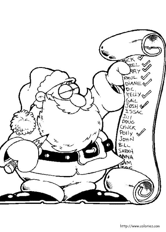 La liste du père Noël