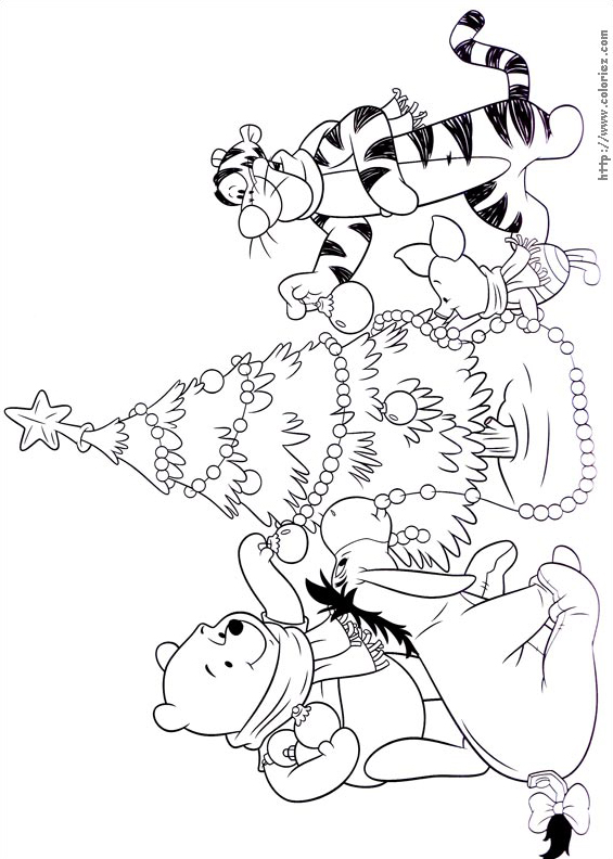 La préparation du sapin de Winnie