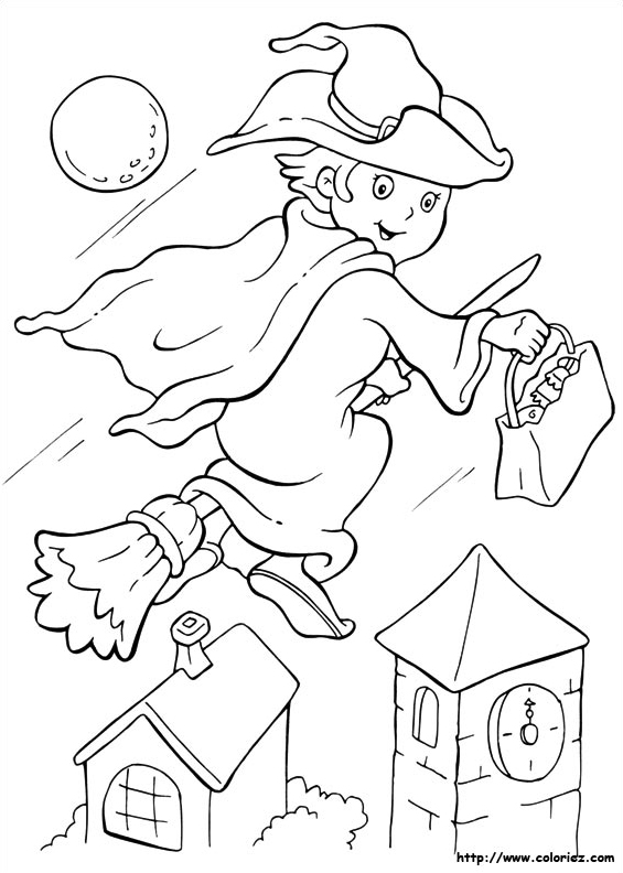 La sorcière et son balai