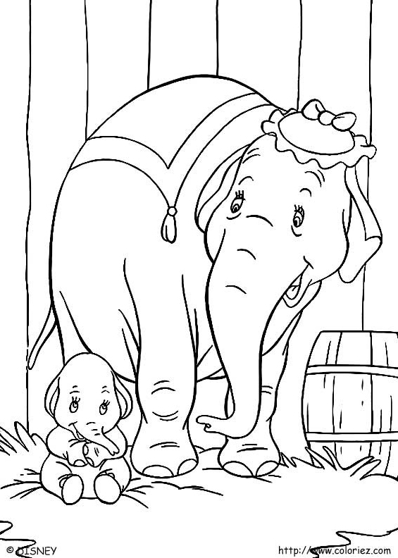 Madame Jumbo et son bébé