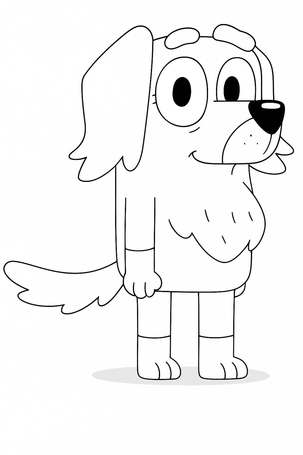 Coloriage Madame Retriever