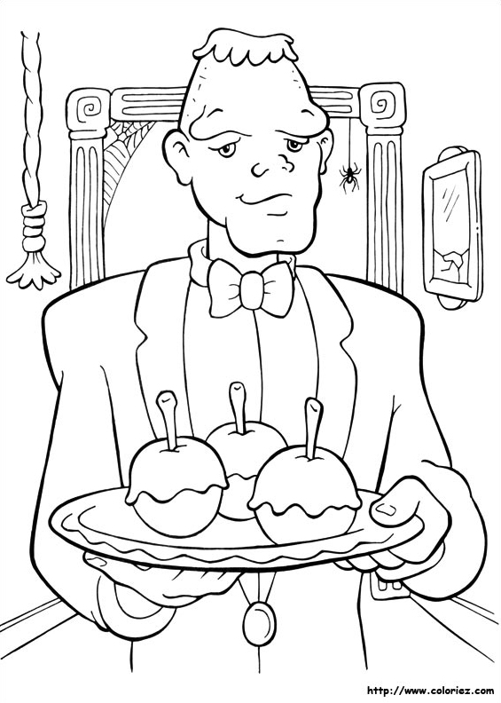 Maitre d'hôtel effrayant
