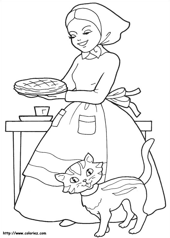 Maman fait une belle galette
