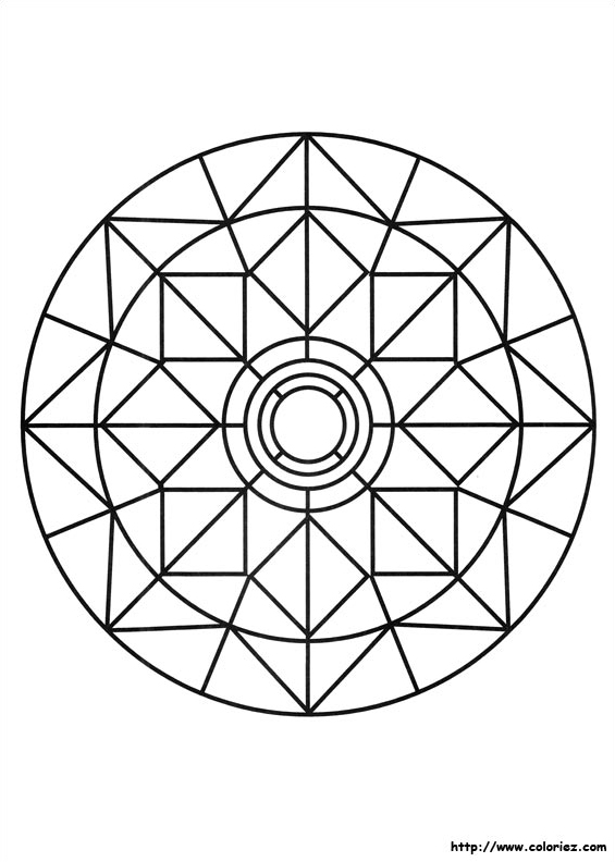 Mandala carrés