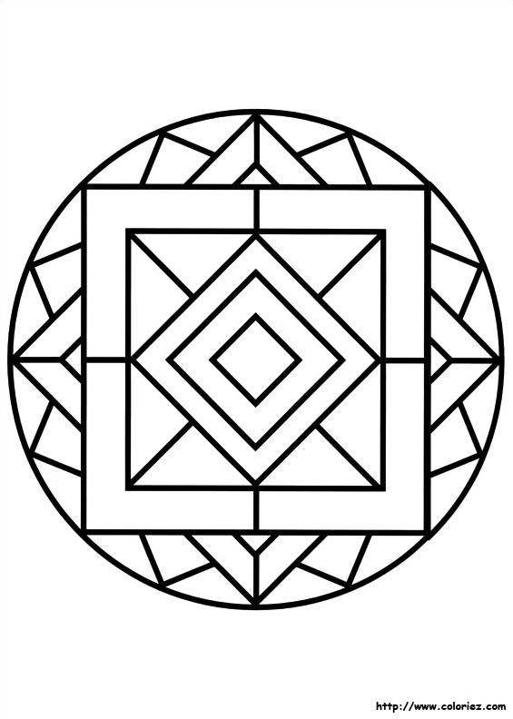 Mandala carrés