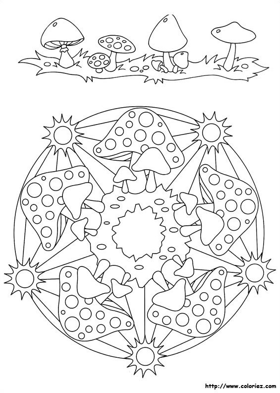 Mandala champignon