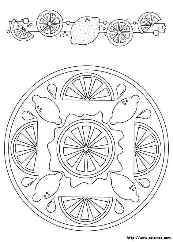 Mandala citron