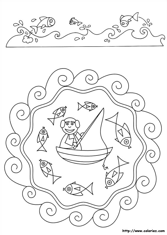 Mandala de la pêche