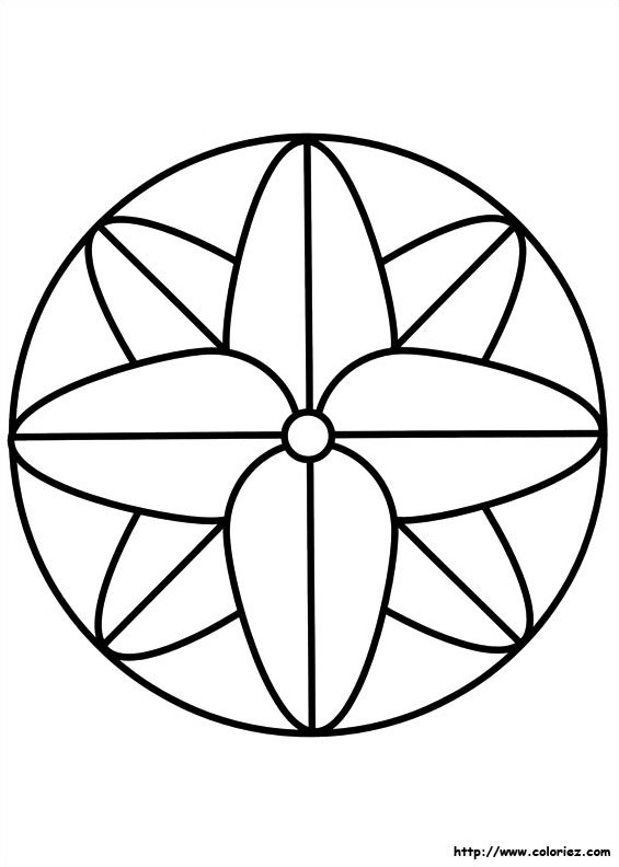 Mandala feuilles
