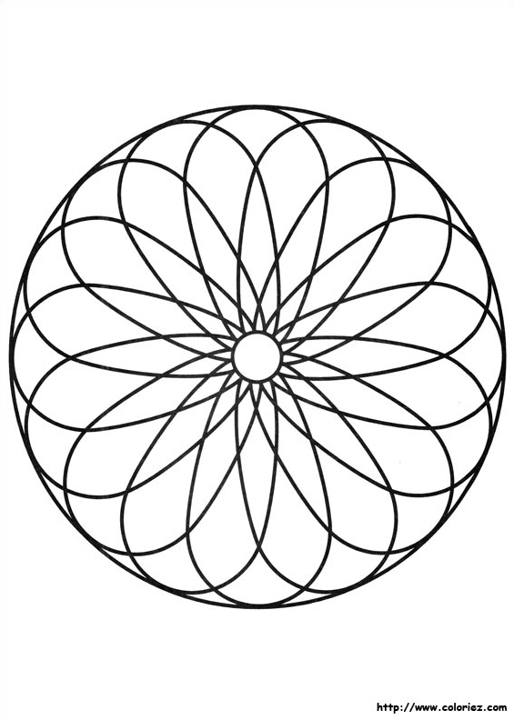 Mandala grande rosace