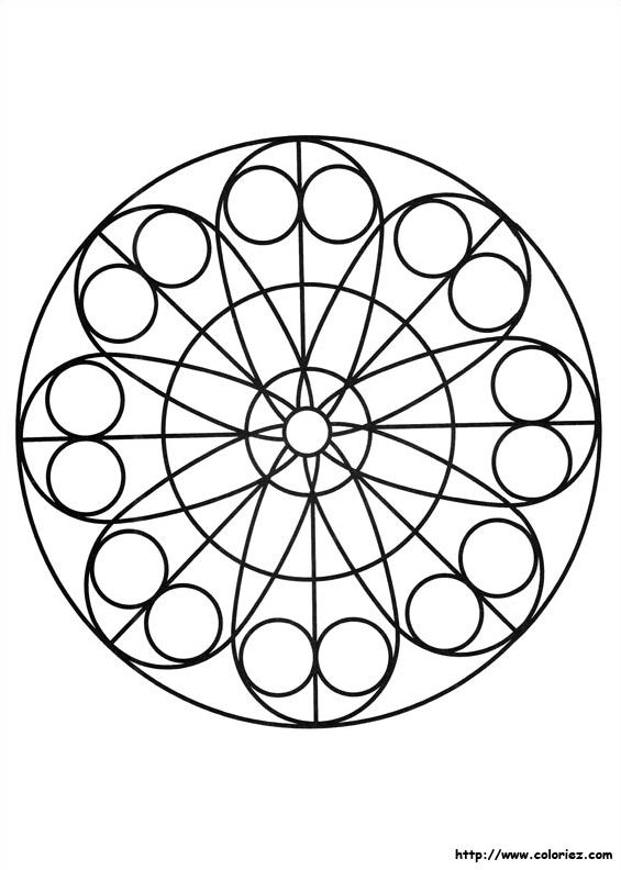 Mandala gros yeux