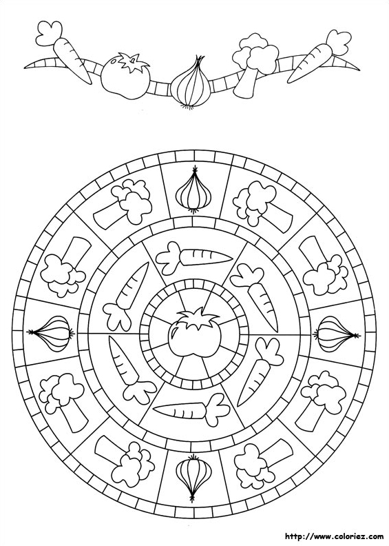 Mandala légumes