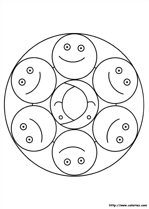 Mandala smiley