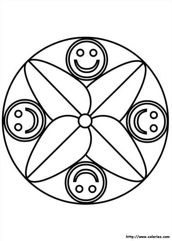 Mandala smiley