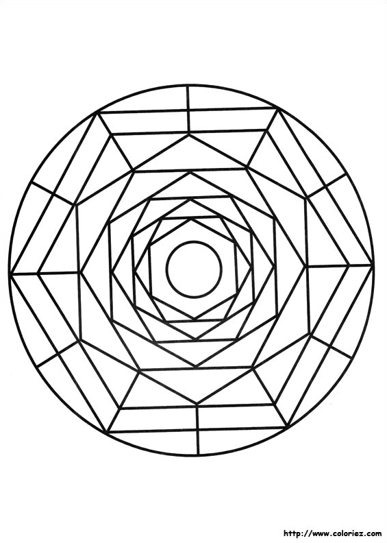 Mandala toile araignée