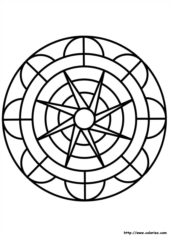 Mandala tournesol
