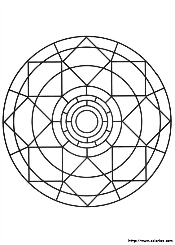 Mandala vitrail
