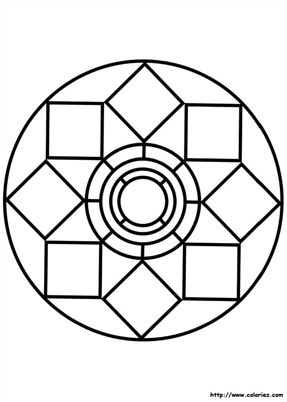 Mandala vitrail facile