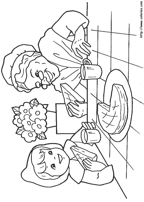 Mère-grand et le petit chaperon rouge