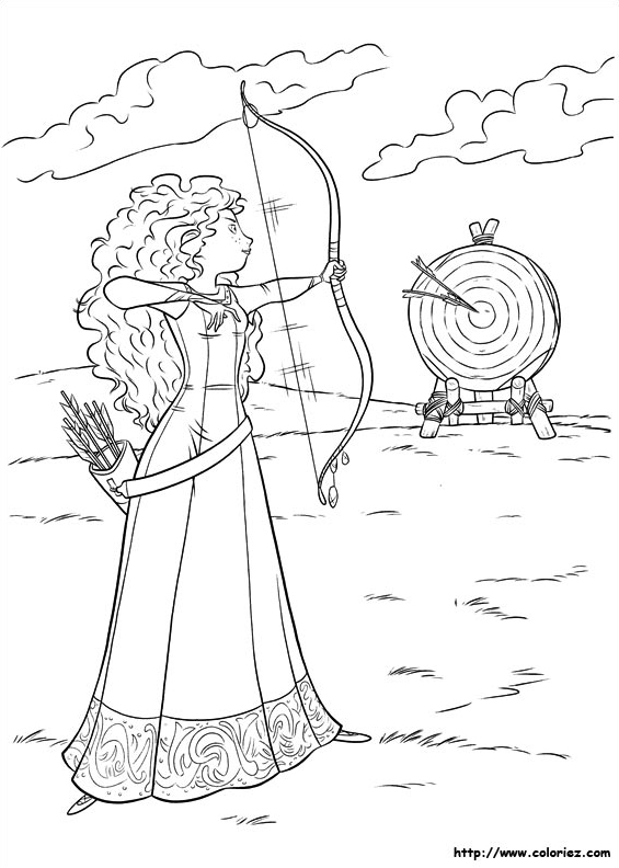 Merida tend son arc