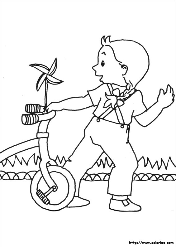 Mimi Cracra fait du vélo