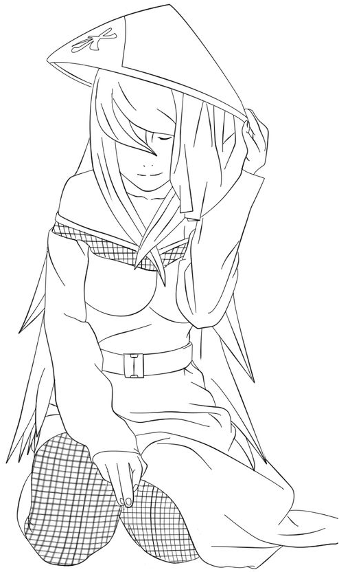 Coloriage Mizukage dans Naruto Shippuden