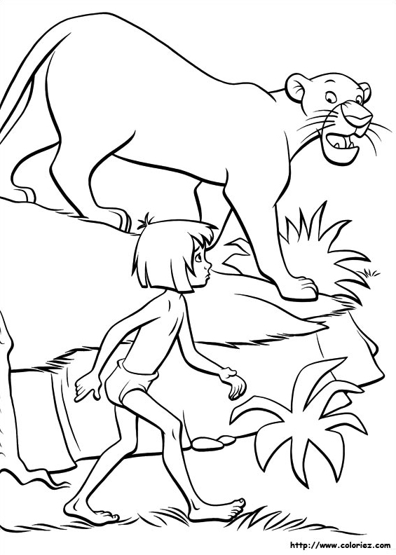 Mowgli et Bagheera