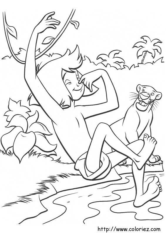 Mowgli se baigne