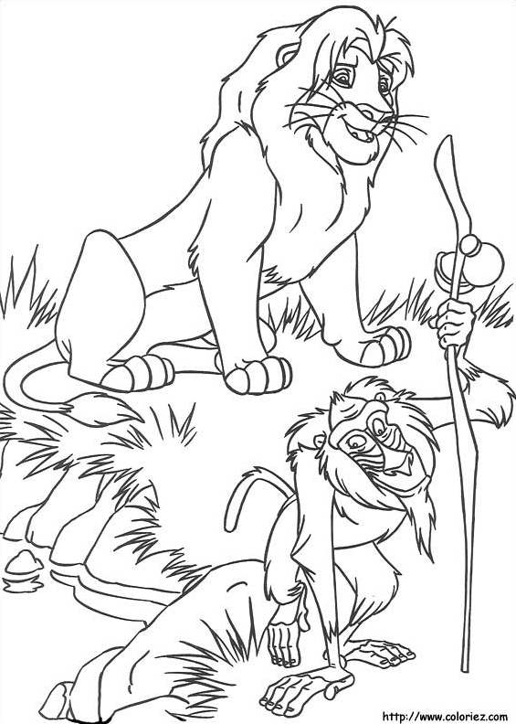Mufasa et Rafiki