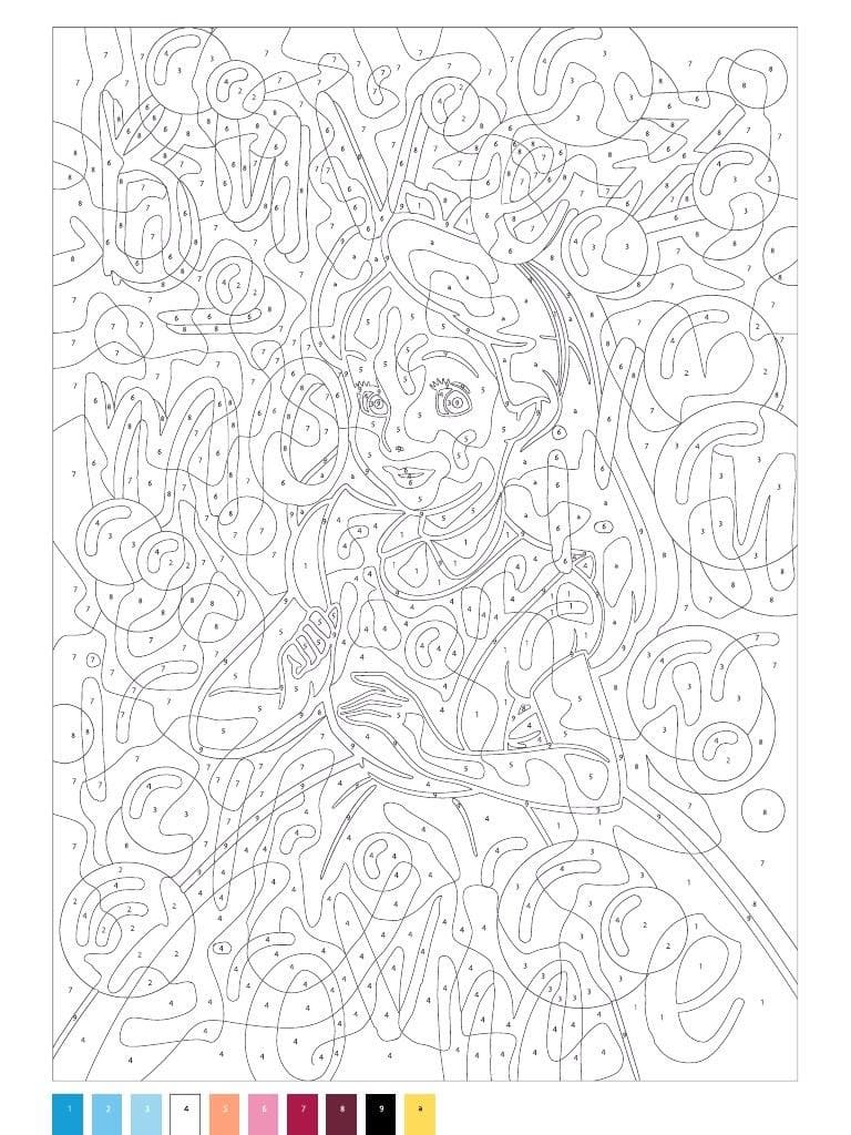 Coloriage mystère Disney La Belle aux bois dormant