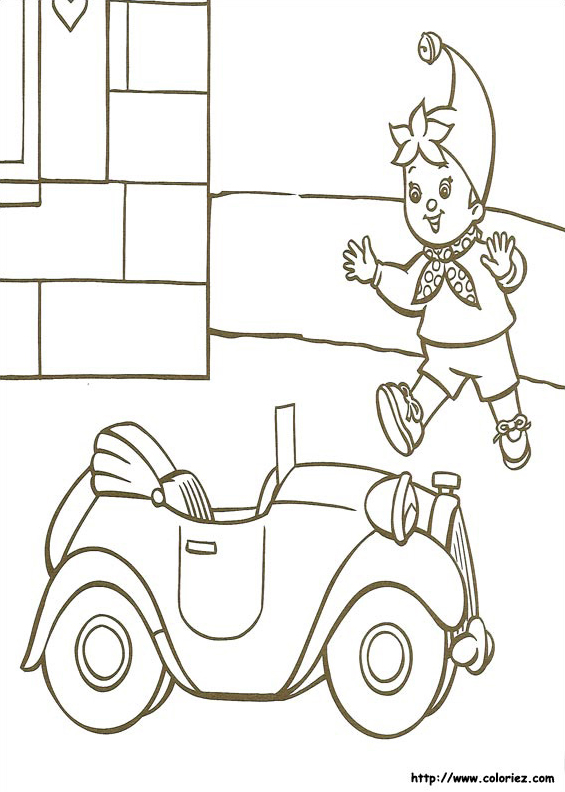 Oui oui prend la voiture