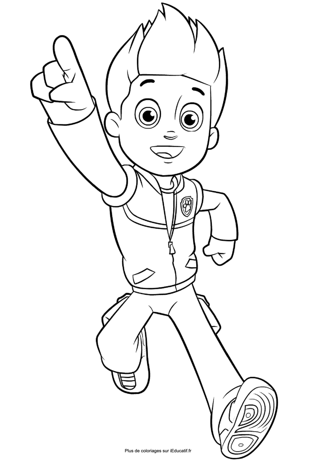 Coloriage Pat Patrouille Ryder Imprimer