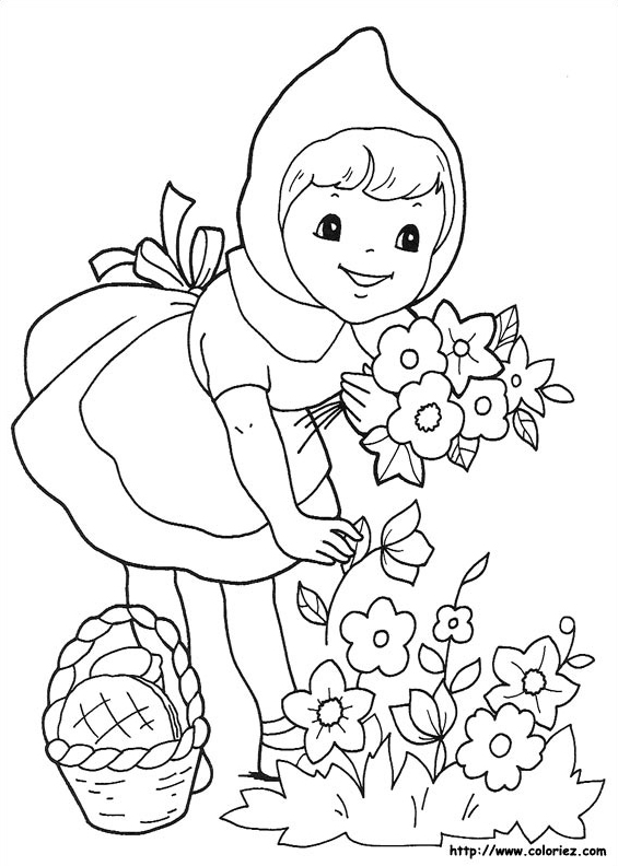 Petit caperon rouge en chemin