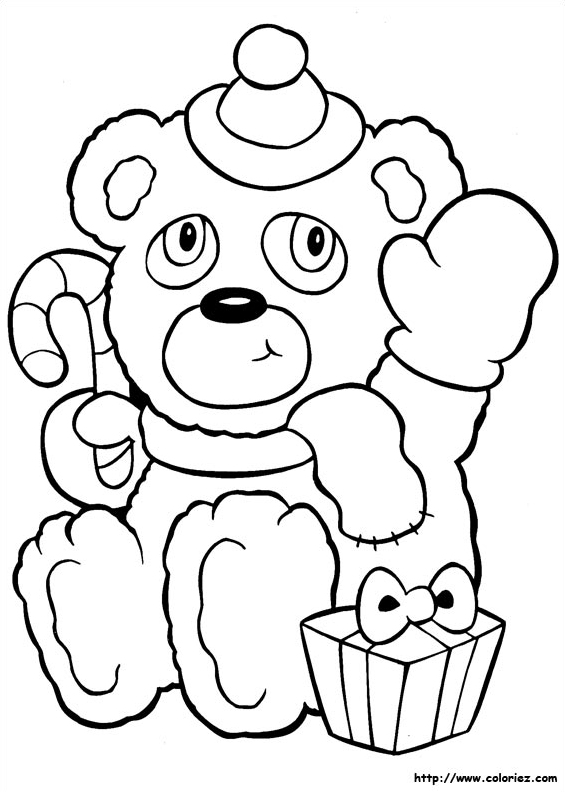 Petit nounours de Noël