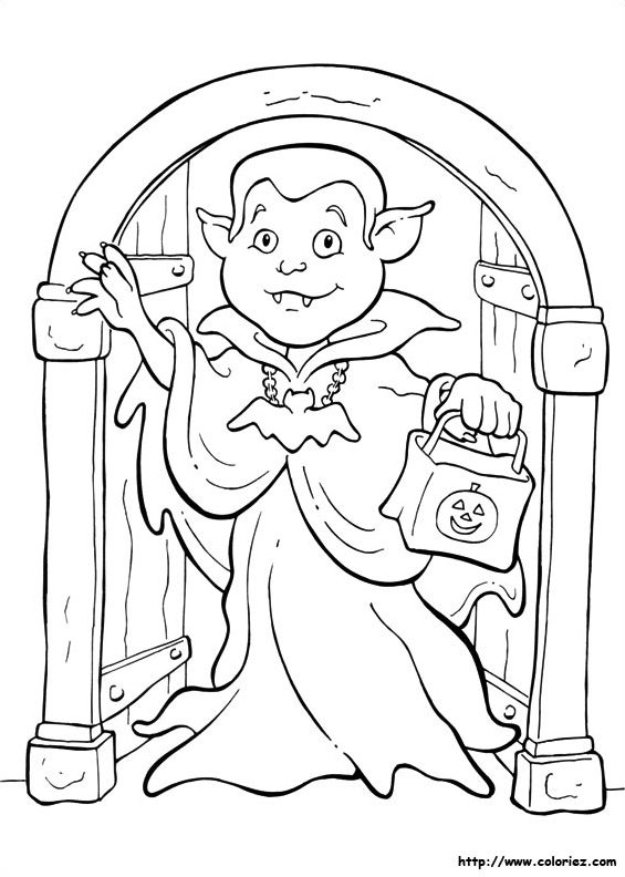 Petit vampire d'halloween