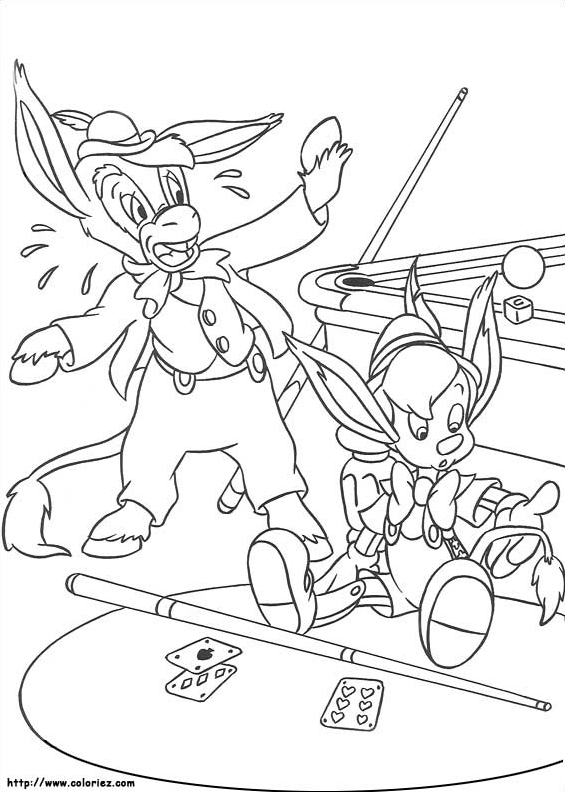 Pinocchio et l'âne