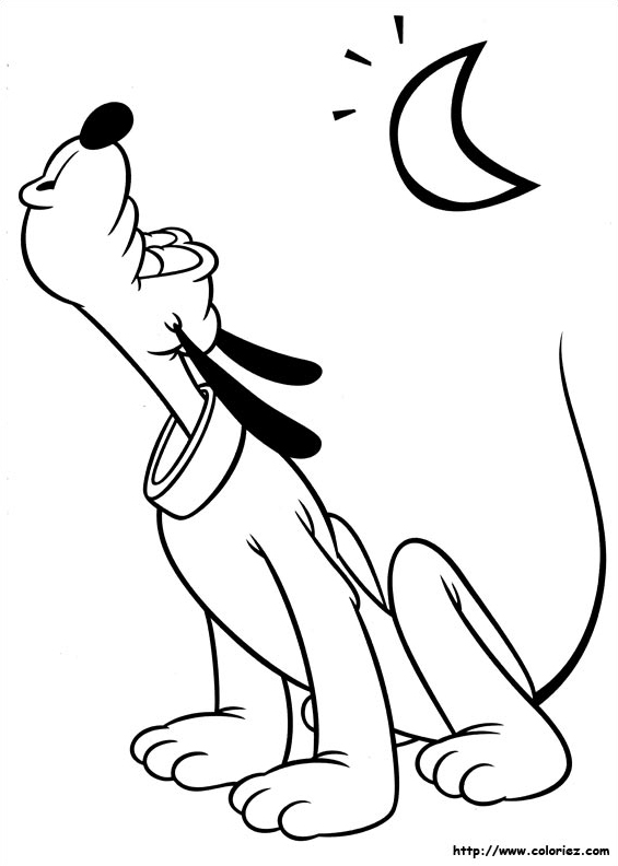 Pluto hurle à  la lune