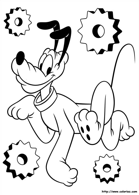 Pluto qui marche