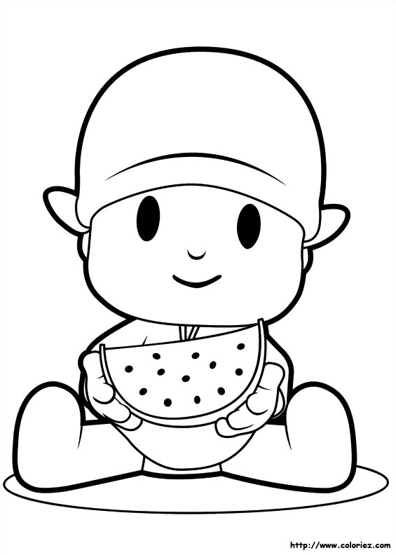 Pocoyo aime la pastèque