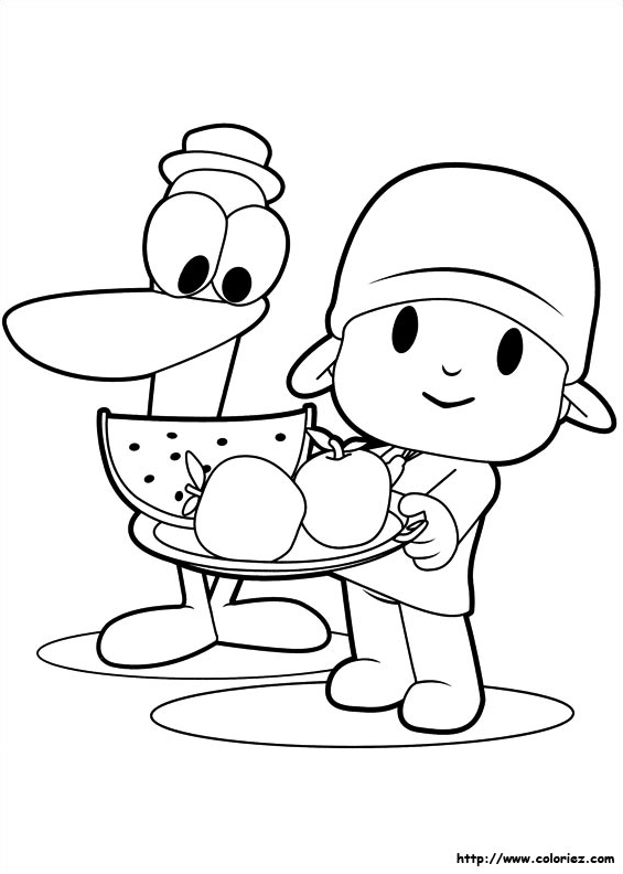 Pocoyo aime les fruits