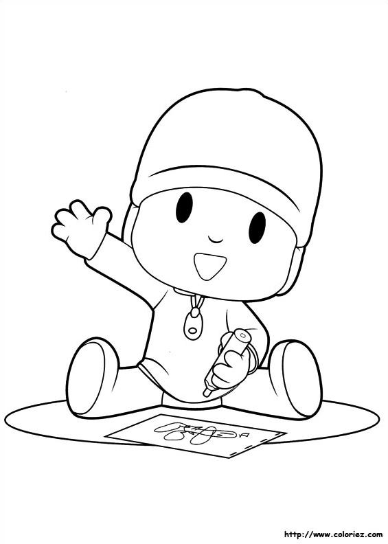 Pocoyo colorie