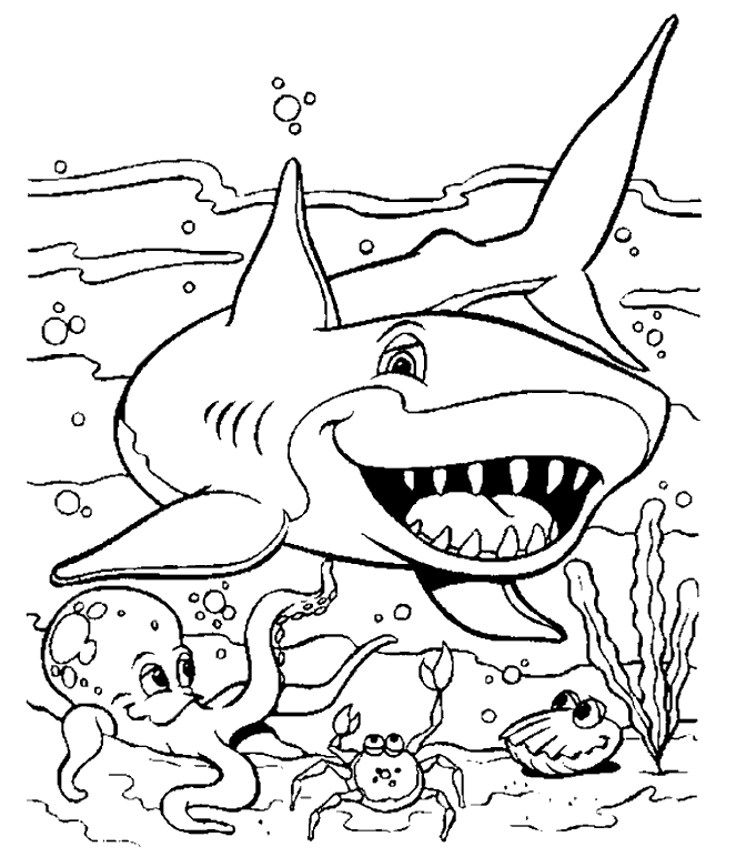 Coloriage Poissons 17