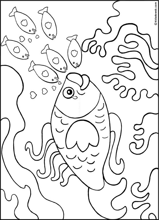 Coloriage Poissons 19